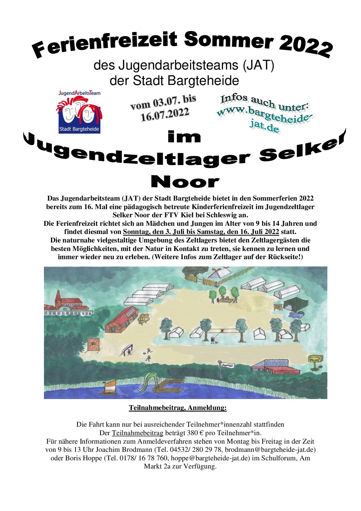 Infoblatt Selker Noor 2022